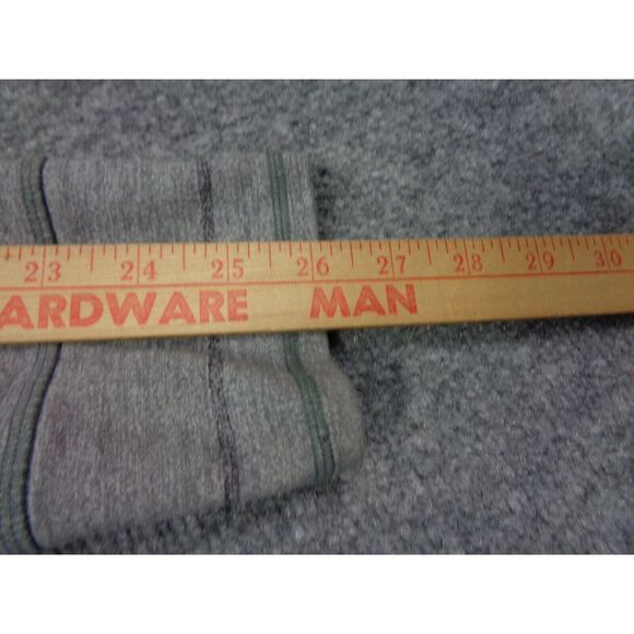 Lululemon Surge Warm Half Zip Pullover Shirt Mens L Gray Striped Long Sleeve - Picture 10 of 11